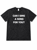Short sleeve t-shirt black washed