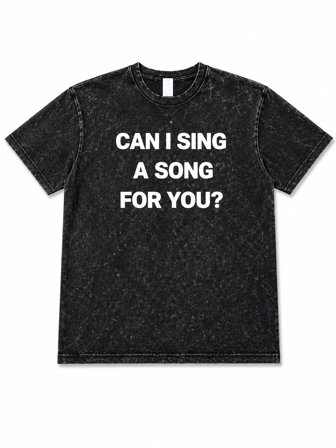 Short sleeve t-shirt black washed