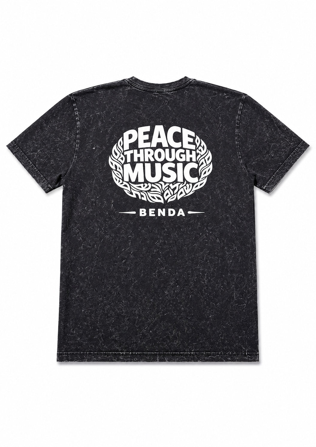 Short sleeve t-shirt black washed